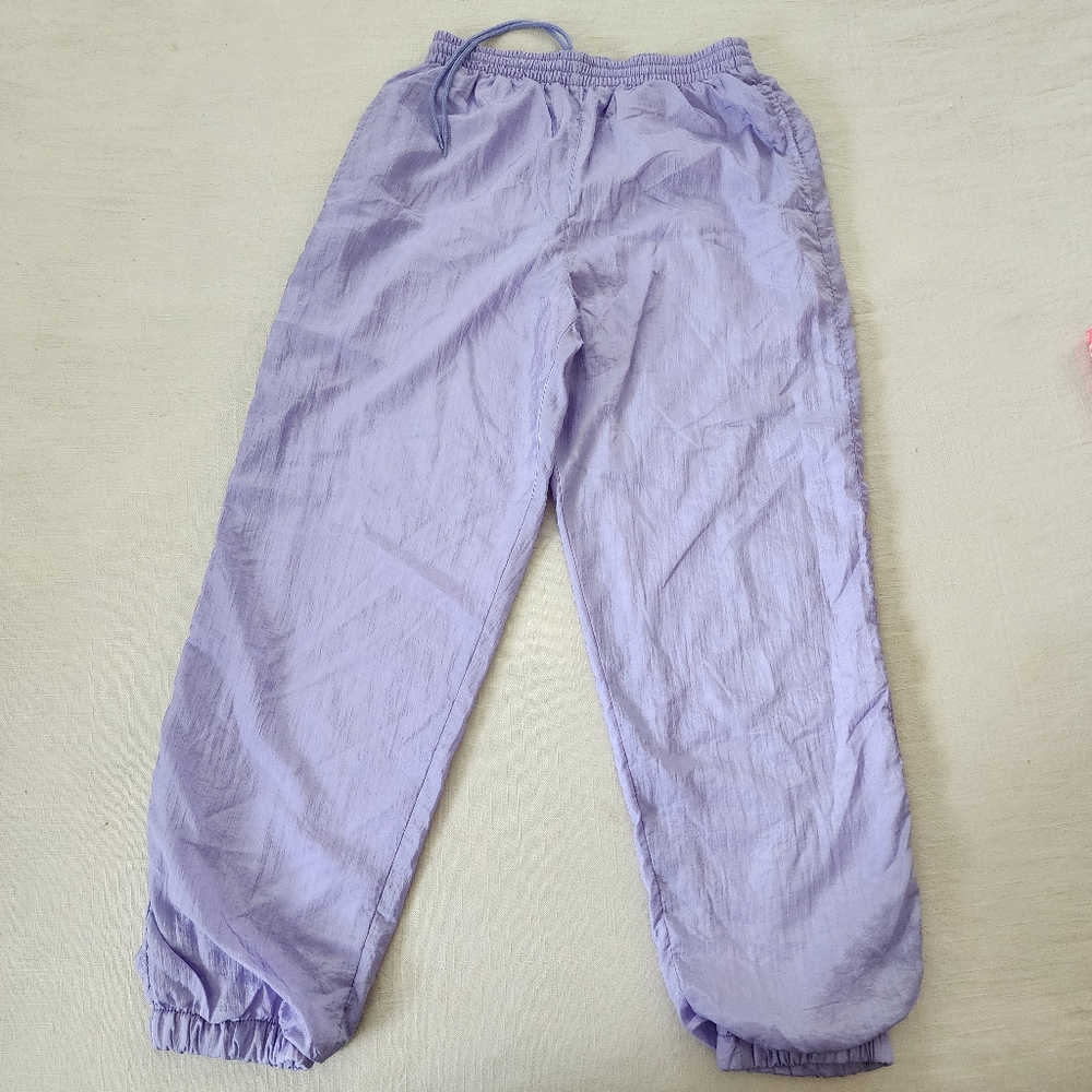 Vintage lavender windbreaker pants petite medium - Picture 2 of 10
